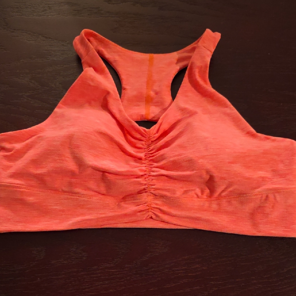 Athletic Works Vibrant Orange Sports Bra
